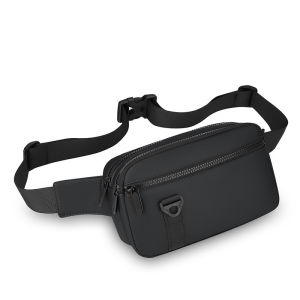 Waterproof Mens Crossbody Bag Multi Compartment Messenger Bag Lightweight Durable Daily Use Travel Work Bag