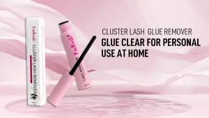 Cluster Lash Glue Remover 5 ML Lash Remover for Cluster Lashes Soothing Oil Lash Glue Remover Mascara Wand Eyelash Extension Remover Self Use at Home