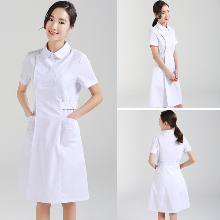 [Anti wrinkle and wear-resistant] Nurse Uniform Short Sleeve Summer ...