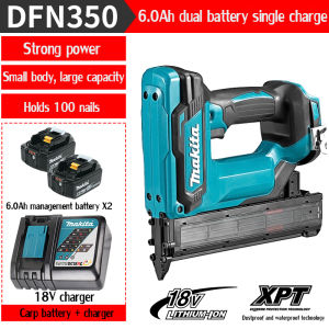 (100% original)cordless nail gun DFN350 Nail Gun for wood Comes with 2 18V batteries Electric woodworking tools