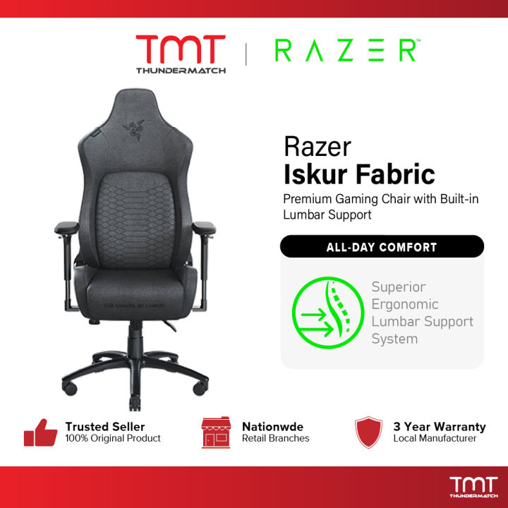 Razer Iskur V2 Enki Premium Gaming Chair with Built-in Lumbar