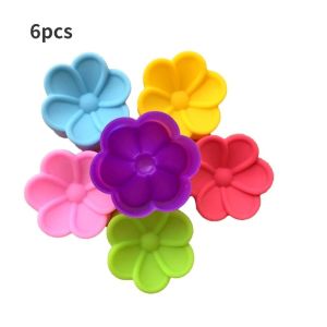 10pcs Silicon Cupcake Puto Molder Cake Cup Pudding Mould Baking Gadgets Cakes Model DIY Cake Tools