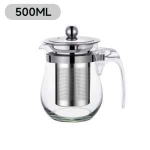 Kaca Tahan Panas Teh Cina Periuk Kaca Teko Kopi (500ML/ 750ML / 1100ML / 1300ML / 1500ML)