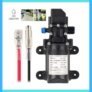 COD Pompa Air Elektrik High Pressure 12V  DP 537 / alat pompa air mini akuarium untuk kolam ikan sumur shimizu tekanan tinggi super kuat terbaik promo murah viral multifungsi otomatis