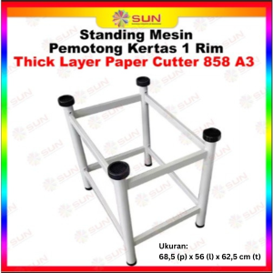 Alat / Mesin Pemotong Kertas 1 rim A3 858 - Mesin Thick Layer Paper Cutter 858 A3 Kualitas Super Premium Garansi 2 Tahun ( Alat Potong Kertas / Paper Cutter hvs Sticker Art Paper Undangan Buku Brosur Uk A6 A5 A4 F4 A3 )