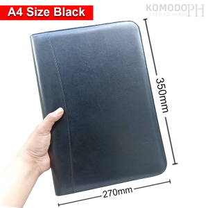 Personalized Leather Portfolio Document Organizer Bag | Legal / Long size. Customize name / Semans file folder