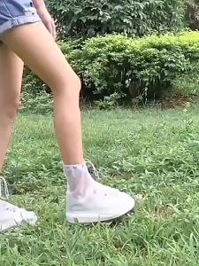 Reusable Men And Women Rain Boots Cover Anti-Slip Wear-resistant Protective Waterproof Shoe Cover