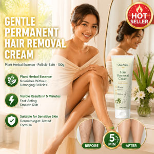 Gentle Permanent Hair Removal Cream Painless Depilatory Lotion Hair Follicle Safe For Body Face Underarm Hair Removal Cream