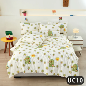 Ultra Soft 7in1 Comforter Set -Deluxe 2500TC Rock Cotton Cartoon Bedsheet