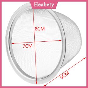 Heabety Dụng cụ lọc trà bằng lưới thép không gỉ tái sử dụng lọc lá trà và gia vị trong ấm trà