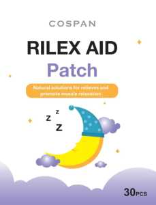 Cospan Rilex Aid Patch (PREMIUM Lavender - Relief and Promote Muscle Relaxations for better mood and sleep better)