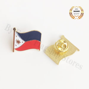 High Quality 3D Floating Metal Flag Pin