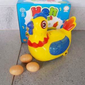 Mainan Ayam - Bebek Bertelur || Lay egg Happy duck || Hen lay Egg - SenenginAnak