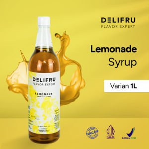 Lemonade Syrup Delifru 1 Liter - Sirup Lemon Premium