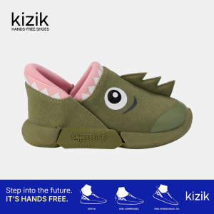 Kizik Squeeze It Green Monster Shoes for Toddler