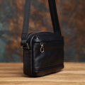 Genuine Leather Men Shoulder Bag Vintage Messenger Bags Male Crossbody Bags Man's Handbag Sling Bag iPAD 9.7 Inch NASVA. 