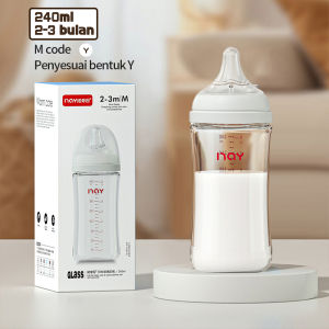Ivorybaby Dot Bayi Botol Susu Kaca 160ml/240ml Botol Minum Bayi BPA Free Botol Bayi Newborn