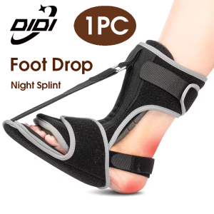 DIDI 1PC Adjustable Night Splint For Plantar Fasciitis Pain Relief Soft Foot Drop Brace Sleeping Achilles Tendon Stretcher Boot Nighttime