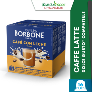 Caffe Borbone Caffe Latte Dolce Gusto® Compatible White Coffee Drink Capsules (16 pods)