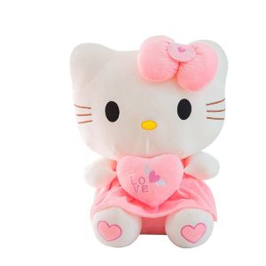 25-55cm Cute Hello Kitty Pink My Melody Plushie Doll Stuffed Toys For Children Baby Kids Girls Birthday Xmas Surprise Gifts