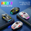 AULA H530 Rechargeable Bluetooth Wireless Gaming Mouse 4800 DPI RGB Lighting Effect Decompression Type-c Gyro Rotation, PC Desktop computer Laptop Office games. 