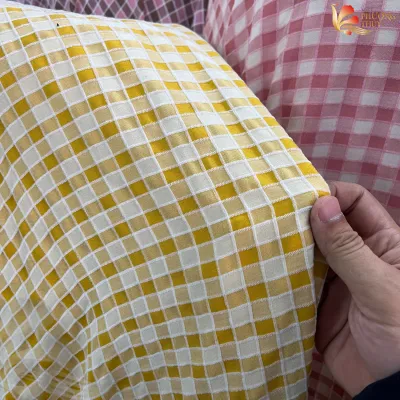 Vải Thô Cotton PHƯỢNG THÚY Dày Dặn May Đồ Bộ Đầm Váy May Ga Giường Gối Họa Tiết Hoa Nhí Bông Lập Thể Khổ 1m55