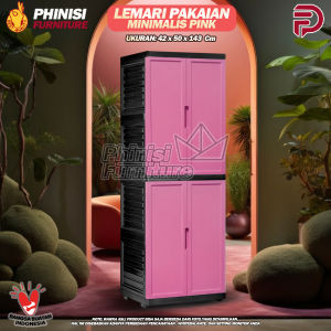 Lemari Pakaian Plastik Fawsline Pintu Panjang - Lemari Pakaian Dengan Kaca Lemari Minimalis