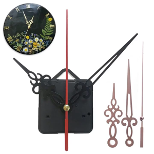 Antique Arrowed Clock Hands and Clock Motor Kits Quiet Clock Mechanism Movement for DIY Wall Clock Repair Accessories