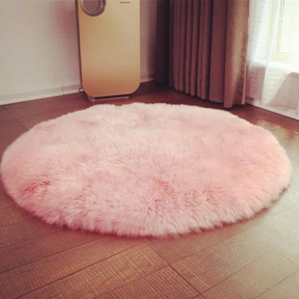 Small deals fluffy rug