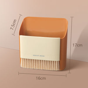 JustLiving Desktop Cleaning Set Easy Corner Cleaning Countertop Brush Set Home Supplies Small Broom Garbage Shovel Dustpan Set Desktop Trash Can Mini Compact Desktop Sweep Cleaning Brush