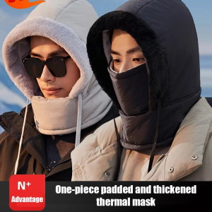 Hooded Mask Keep Warm Full Package High Elasticity Fabric Thick Cap Comfortable Against the Skin