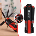 Best Seller MULTIFUNCTION 8 IN 1 SCREWDRIVER SET | Home Appliance Tool Set | 8-In-1 Screwdriver Tool With LED Flashlight | Professional Hand Repair Multi-Screw Driver With Powerful Torch | Folding Arm Design & Non-Slip Screwdriver Tool | Compact & Durable. 