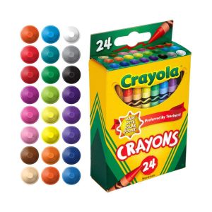 Vannos School Supplies Learn and Play Crayons 8 Colors 16 Colors 24 Colors Coloring Pencil Arts