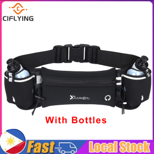 Waist Bag Sports Running Man/Woman Waist Pack Outdoor Fitness Phone Bag Reflective Strip Multiple Pockets Holder with Water Bottles