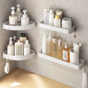 Bathroom Toilet Rack Punch-free Wall-mounted Wall Rack Washstand Rack Toilet Storage Rack