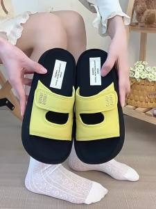 [Free Shipping] WomenS Thick-Soled Height-Increasing Slippers For Petite Women Summer Outdoor Wear 2026 New Model Suitable For Pairing With Skirts Beach Vacation One-Strap Sandals