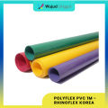 POLYFLEX PVC 1M - RHINOFLEX KOREA GREEN I Bahan Cutting Sticker & Sablon Kaos, Vinyl Cutting untuk Sablon & DIY Custom. 