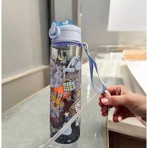 Botol Minum Viral Gradasi Pelangi 2 liter