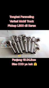 Tongkat Persneling Variasi Mobil Truck Pickup L300 grandmax dll keren Panjang 16-24.5cm Bahan Full Stainless Anti karat