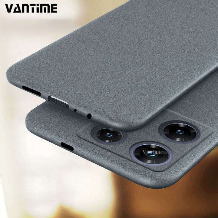 Vantime For Infinix Note Pro G Case Soft Sandstone Ultra Thin Anti Sweat Non Slip Matte Back