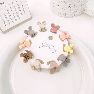 Set 10 kẹp mini  kẹp càng cua màu pastel ngọt ngào đáng yêu dành cho bé gái BK017