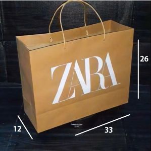 Paper bag Zara medium landscape 33 x 26 x 12 cm