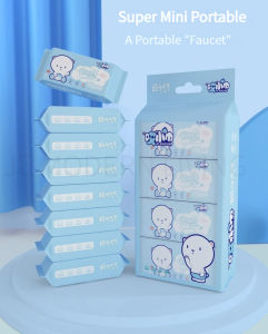 Mini Wet Tissue Baby Cleaning Wet Wipes Portable Mini Hand Mouth Wet Wipes Small Pack Childrens Cleaning Wipes BTP