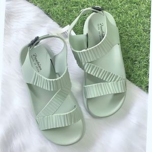 Sandal Nữ Cao Su Chống Nước Quai Chéo Chữ Z Êm Chân Đi Học Đi Mưa Maipy G091