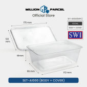 (50pc) Disposable Container | Takeaway Food Container | Lunch Box | Food Storage Box | Plastic Container | Plastic Box