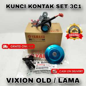 KUNCI KONTAK+TUTUP TANGKI YAMAHA 3C1 BUAT MOTOR VIXION OLD / LAMA KUALITAS ASLI ORIGINAL
