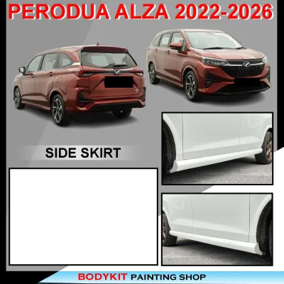 PERODUA ALZA 2022-2026 OEM STYLE SIDE SKIRT BODYKIT MATERIAL PU