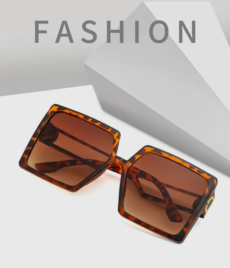 Women Sun Glasses Large Frame Eyewear Fashion Oversized Shades