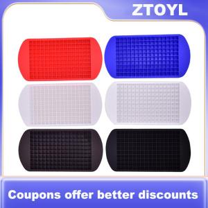 【ZTOYL】 Ice Maker khuôn 160 lưới Mini nhỏ Ice Cube khay đông lạnh khối khay Silicone