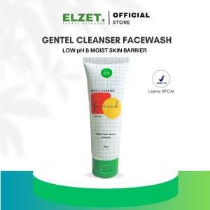 Elzet Skincare Gentle Cleanser Sabun Flek Hitam Facewash Moist Gel BPOM Sabun Penyeimbang pH Wajah Facial Wash Pembersih Pemutih Kulit Wajah